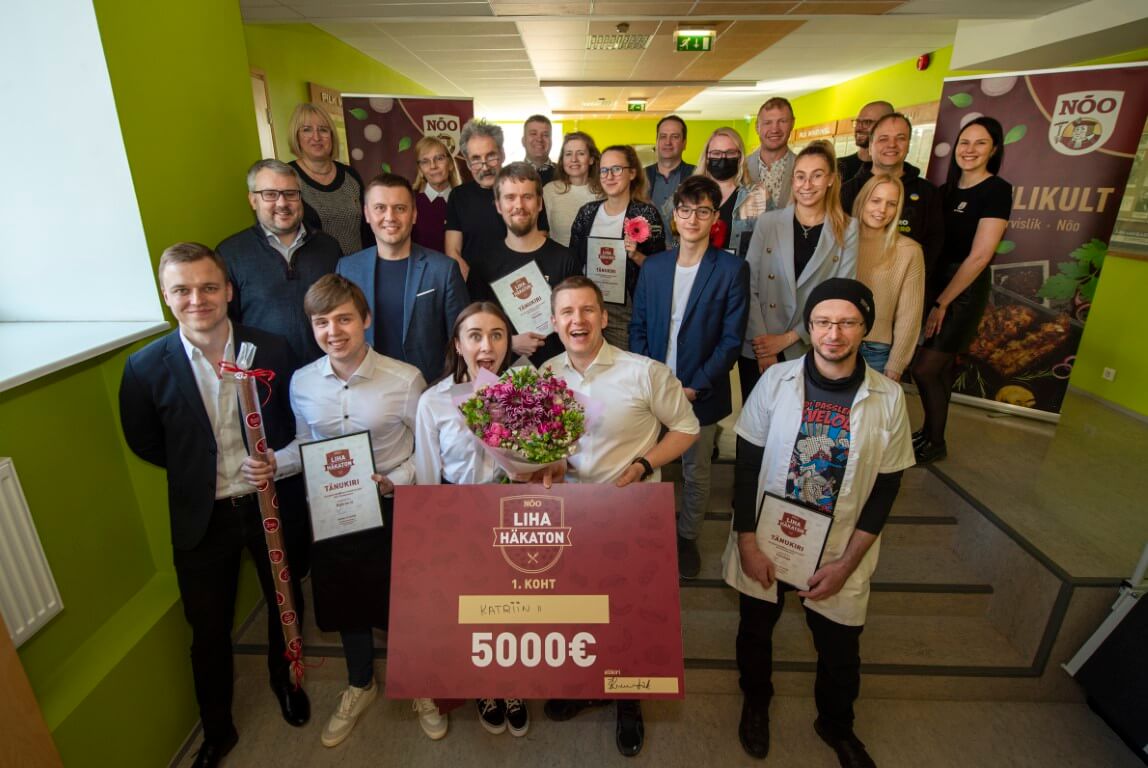 Eesti esimese lihahäkatoni võitsid noored, kes teevad rupsidest südamepalle